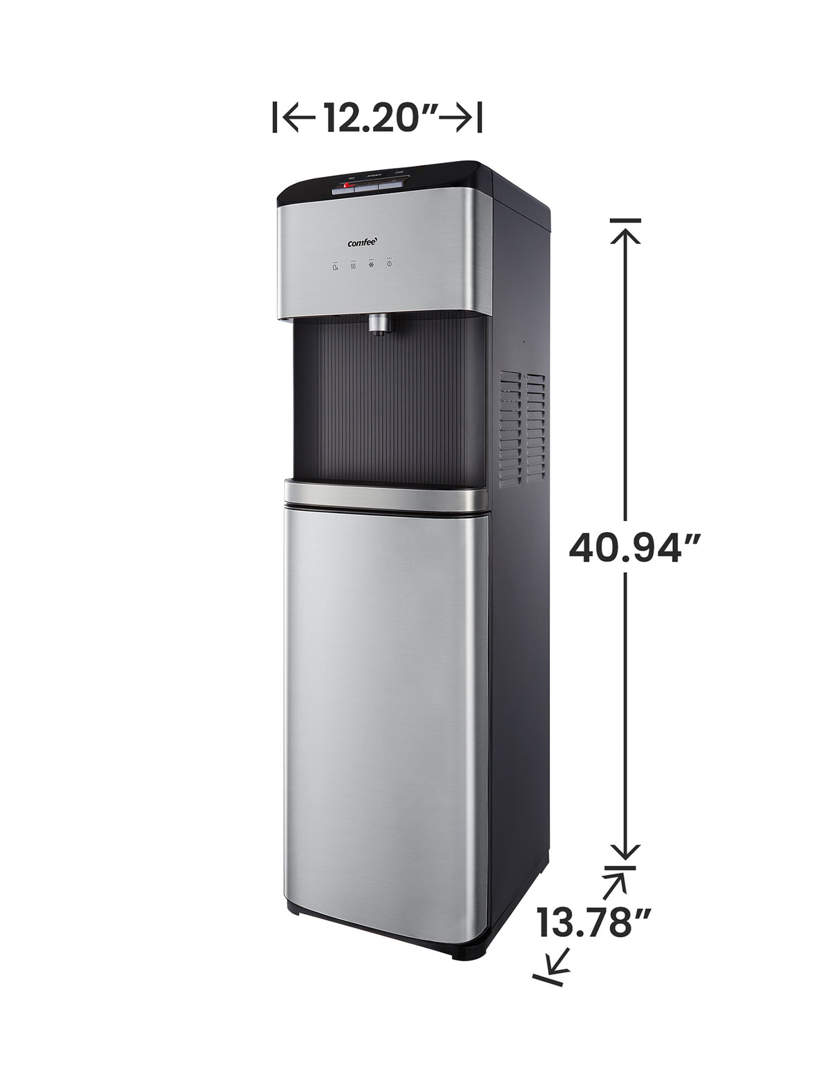 Dimensions of Bottleless Water Dispenser