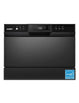 black comfee countertop portable dishwasher