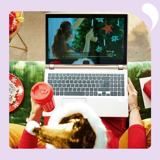 someone is watching christmas movie