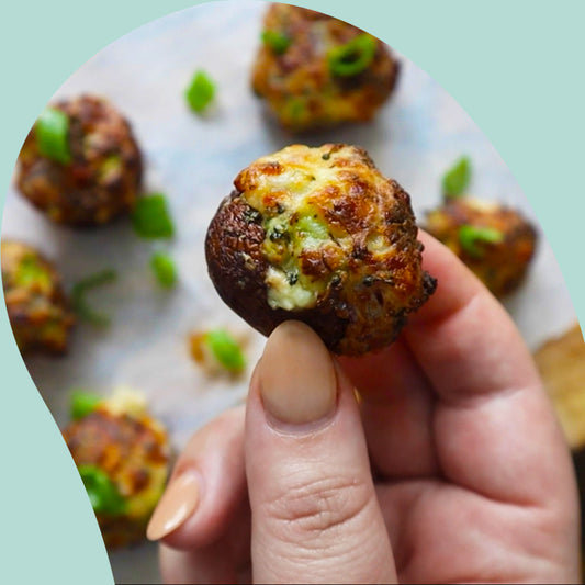 Vegetarian Stuffed Mushrooms