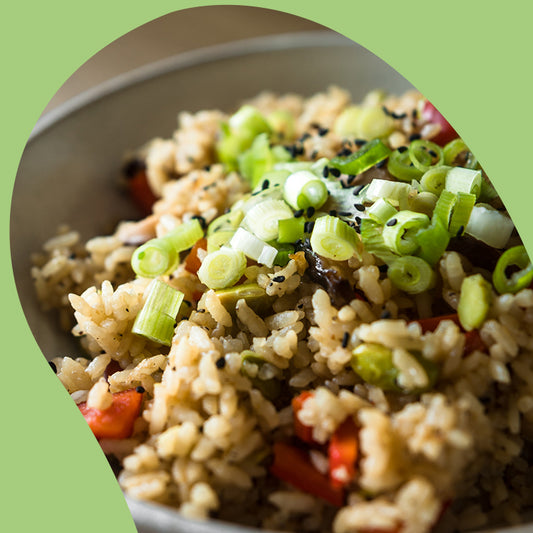 Vegan Edamame Rice