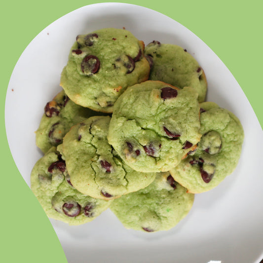 Mint Chocolate Pudding Cookies