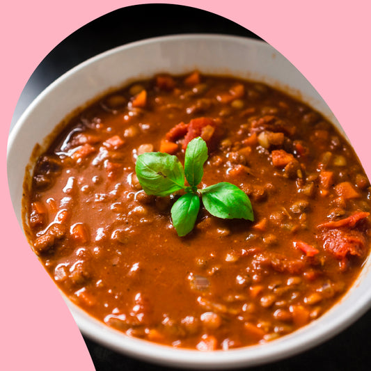 a bowl of tomato stew