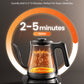 1500w power boils water in 2-5 minutes