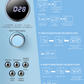 retro microwave control panel with door unlock/safety lock instructions