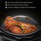 a piece of meat in a pressure cooker