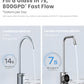 a comparison of water flow between 800gpd and traditional one