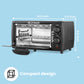 dimension of black comfee toaster oven