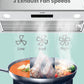 comfee kitchen insert hood above a pan of food