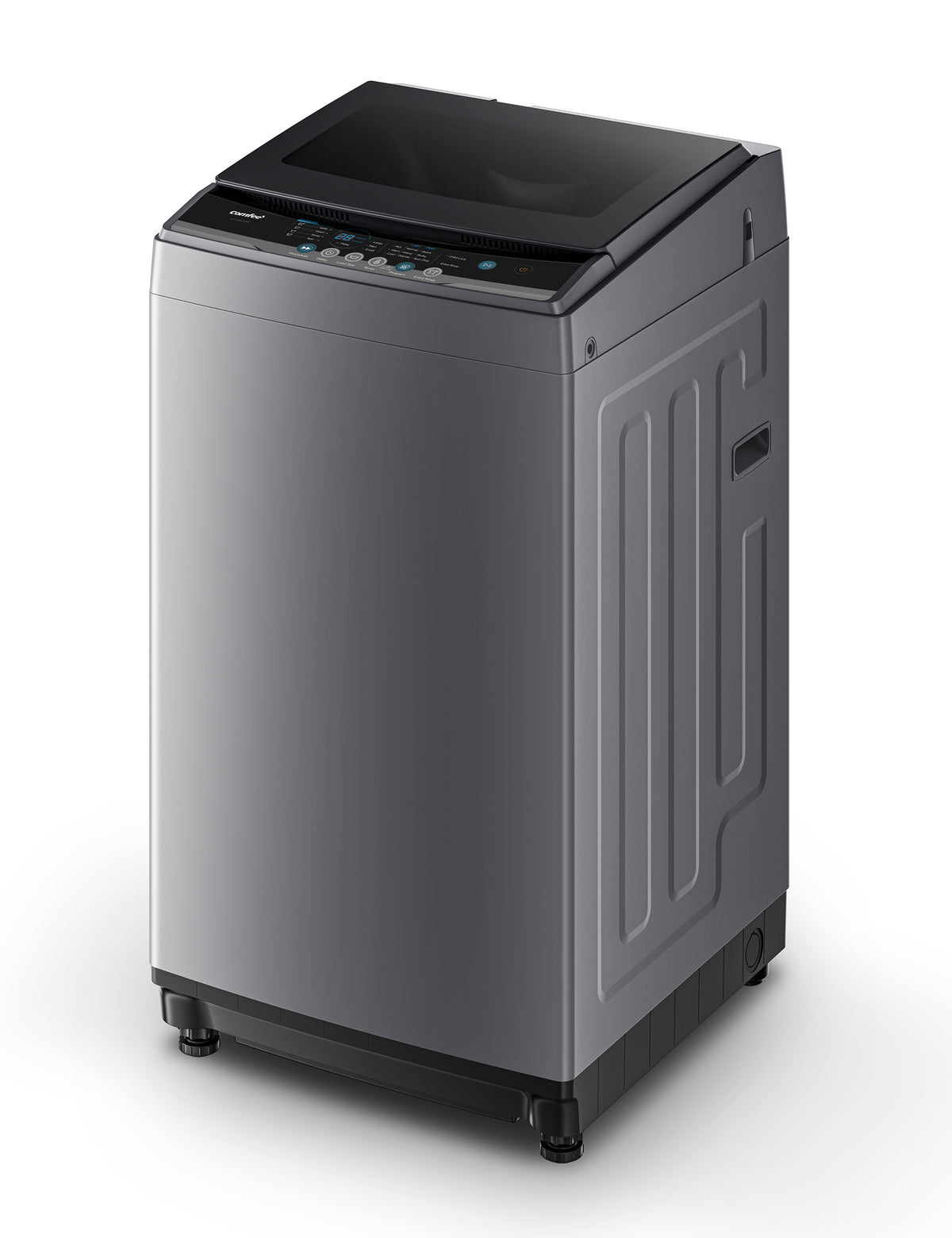 overview of grey comfee washing machine