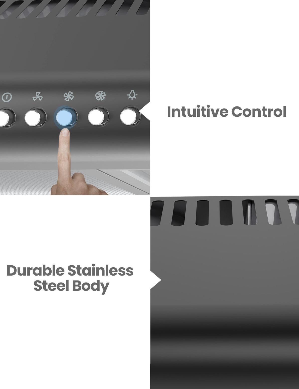 comfee under cabinet kitchen air vent control panel
