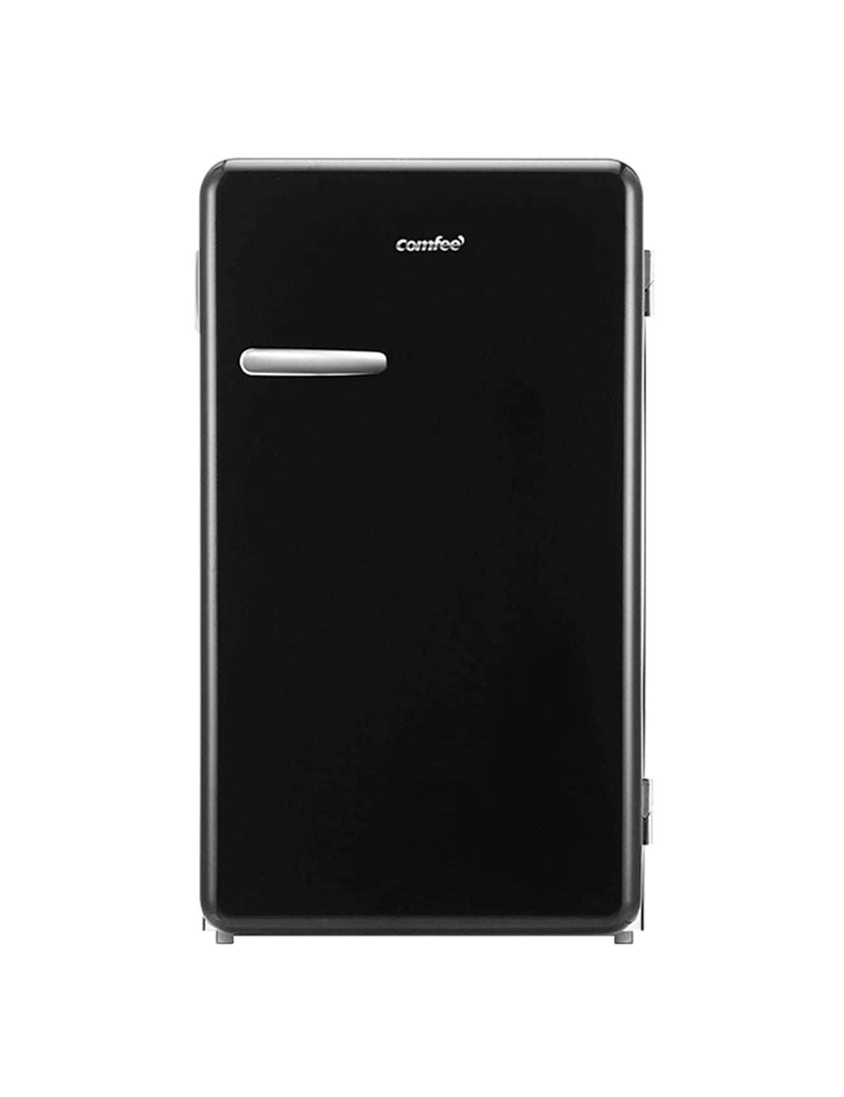 black retro style fridge