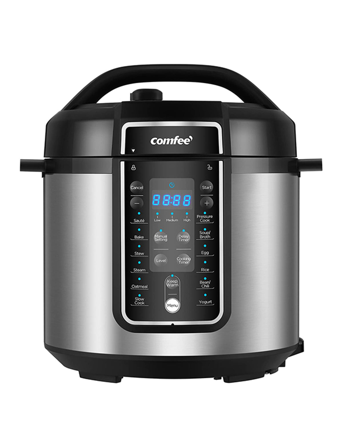 comfee stainless steel pressure cooker