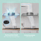 filtering explanation for comfee dual under cabinet range hood