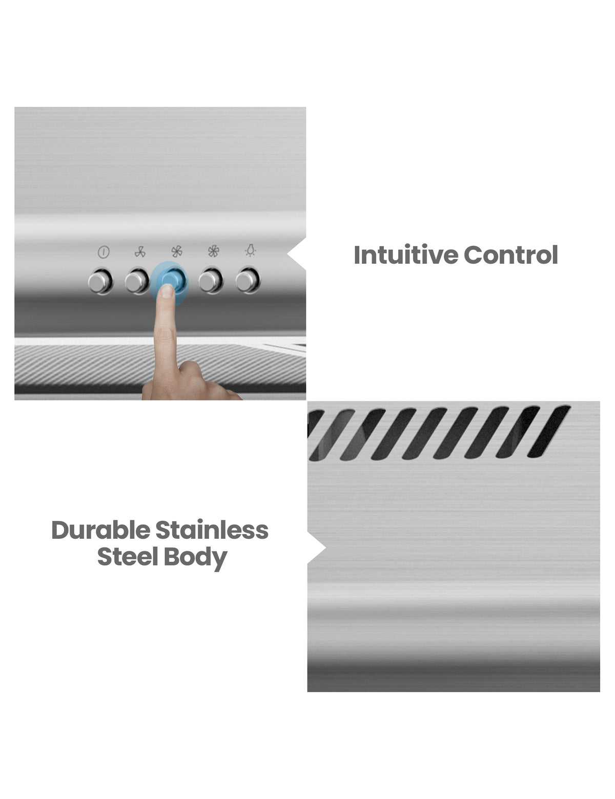 comfee under cabinet kitchen air vent control panel