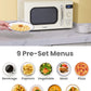 9 pre-set menus of comfee microwave oven